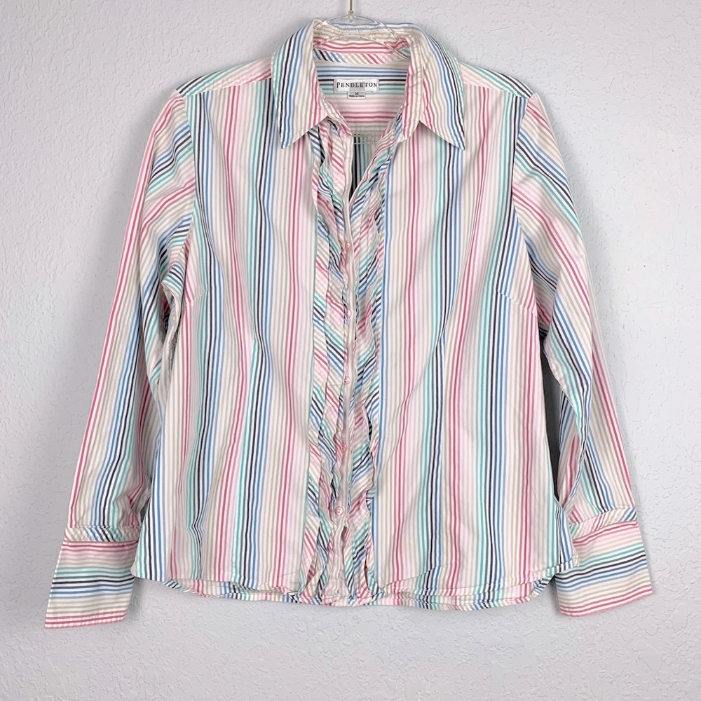 Pendleton Womens Button-Down Shirt - image 1